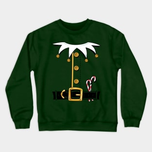 Santa's Elf Costume Shirt Christmas T-shirt Crewneck Sweatshirt